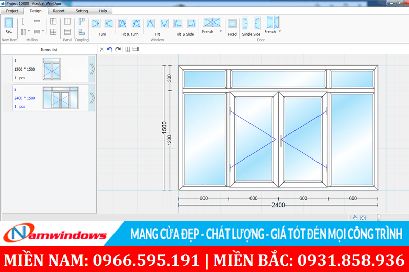 Phần mềm thiết kế cửa sổ