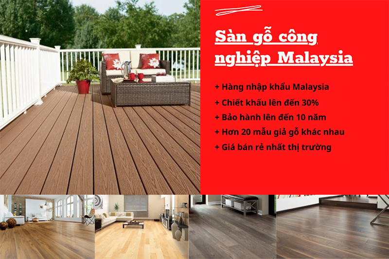 Kho sàn gỗ công nghiệp Malaysia