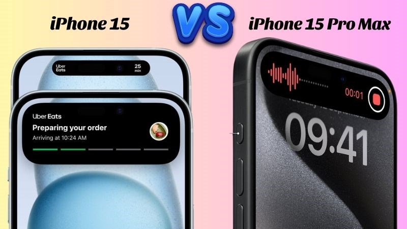 So sánh iPhone 15 và iPhone 15 Pro Max: Có gì khác biệt? - Thegioididong.com