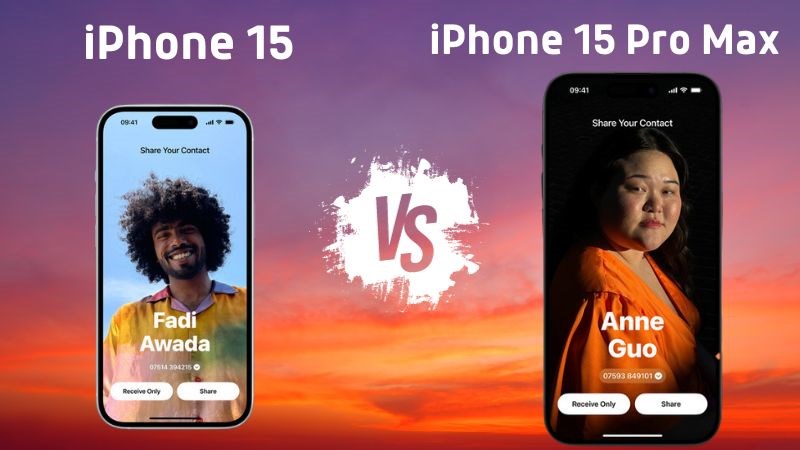So sánh iPhone 15 và iPhone 15 Pro Max: Có gì khác biệt? - Thegioididong.com
