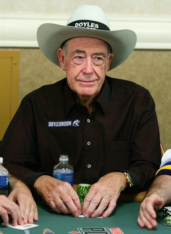 Doyle Brunson, Poker Champion Known as 'Texas Dolly,' Dies at 89 - The New York Times