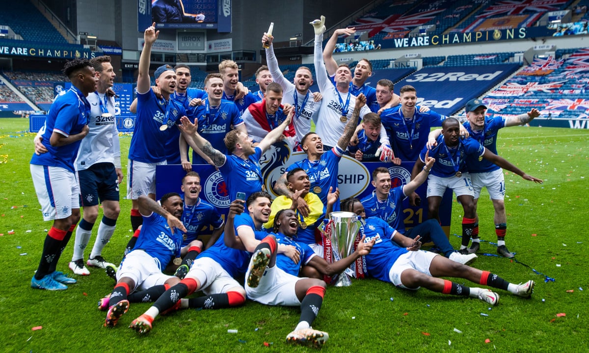 Police investigate claims of 'sectarian language' in Rangers' title celebrations | Rangers | The Guardian