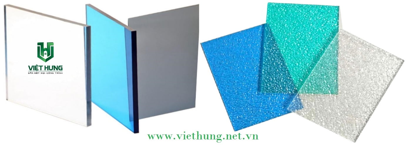 Mẫu tấm nhựa Polycarbonate