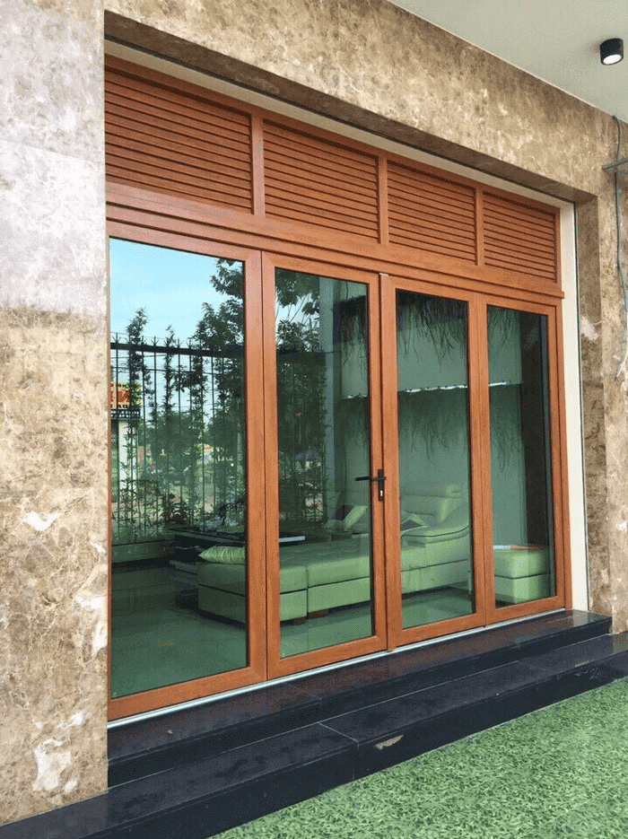 Cửa nhựa giả gỗ- cửa nhựa lõi thép upvc