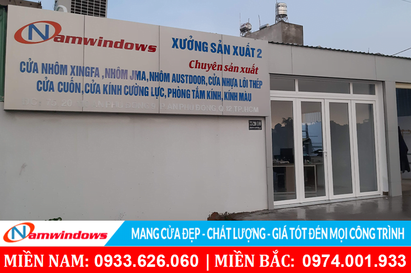 Cửa nhựa lõi thép 4 cánh Namwindows