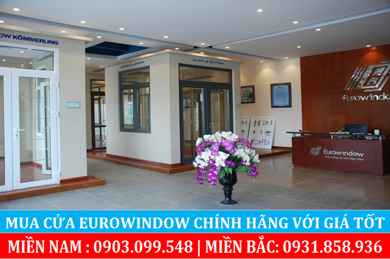 Hình ảnh một showroom Eurowindow