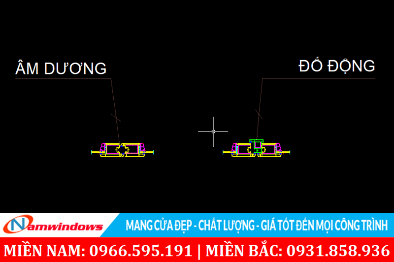 Sự khác nhau giữa các phương pháp sản xuất cửa 4 cánh uPVC