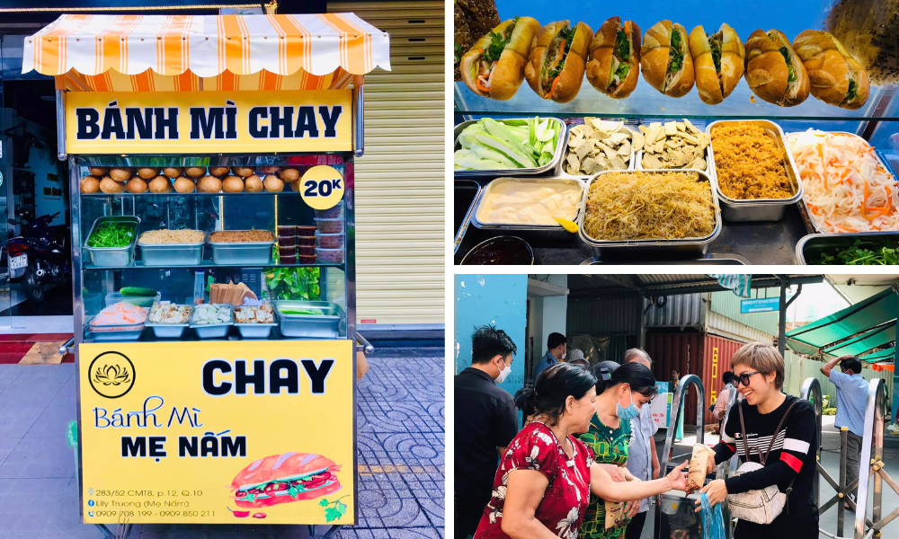 Top 10 xe bán bánh mì chay ngon nhất tại thành phố Hồ Chí Minh - Cộng đồng thuần chay Việt Nam