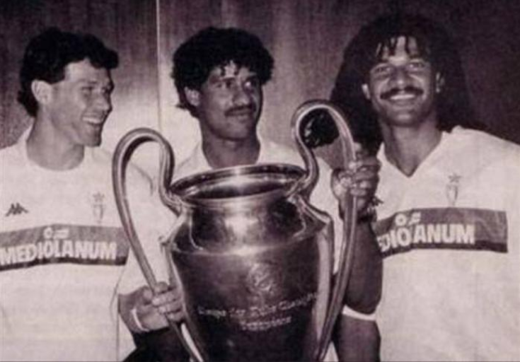 Basten-Rijkaard-Gullit đã giành Cúp Champions League trong màu áo AC Milan