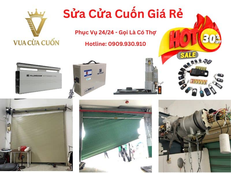 Sửa chữa cửa cuốn giá rẻ - Gọi ngay 0909930910