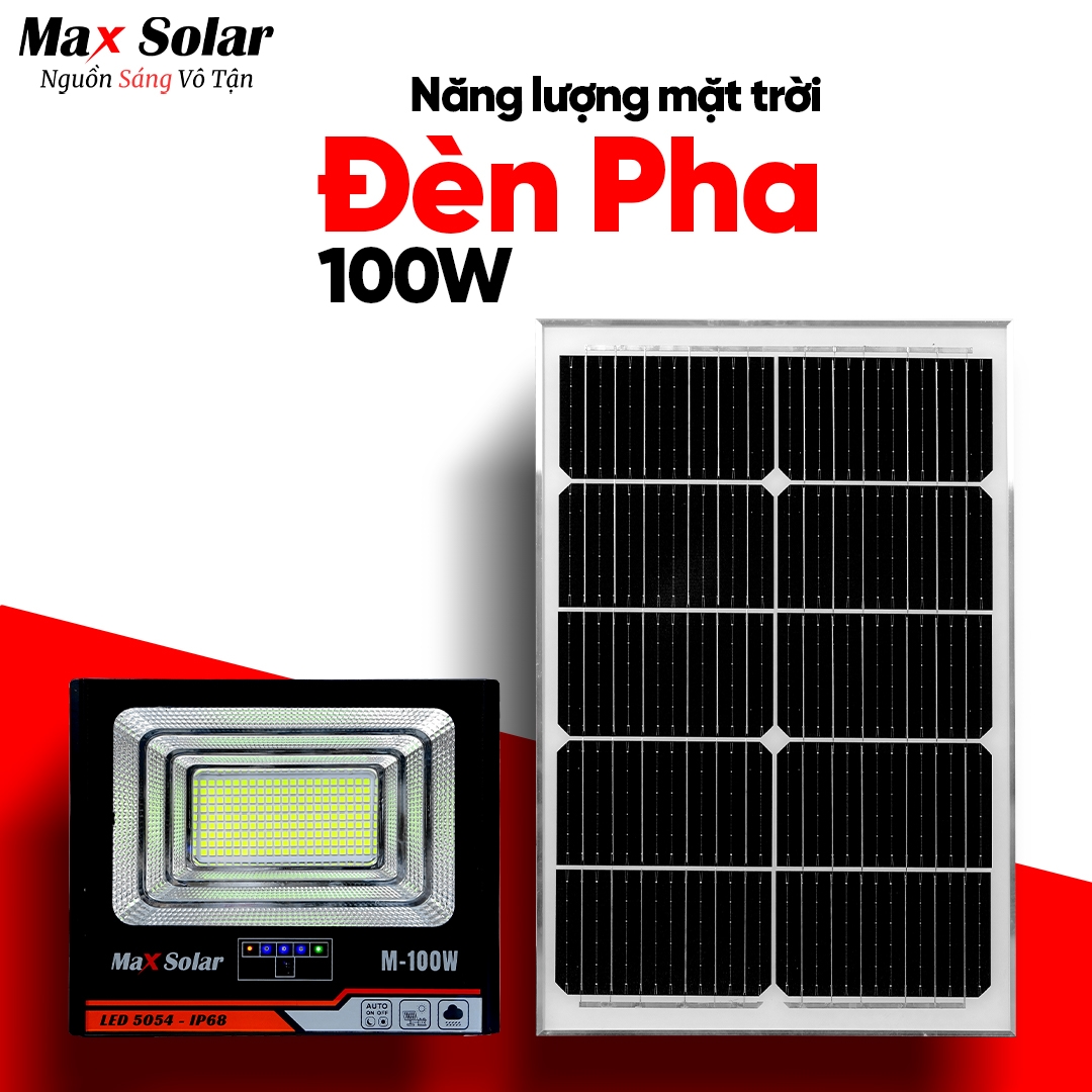 Đèn năng lượng mặt trời 100w