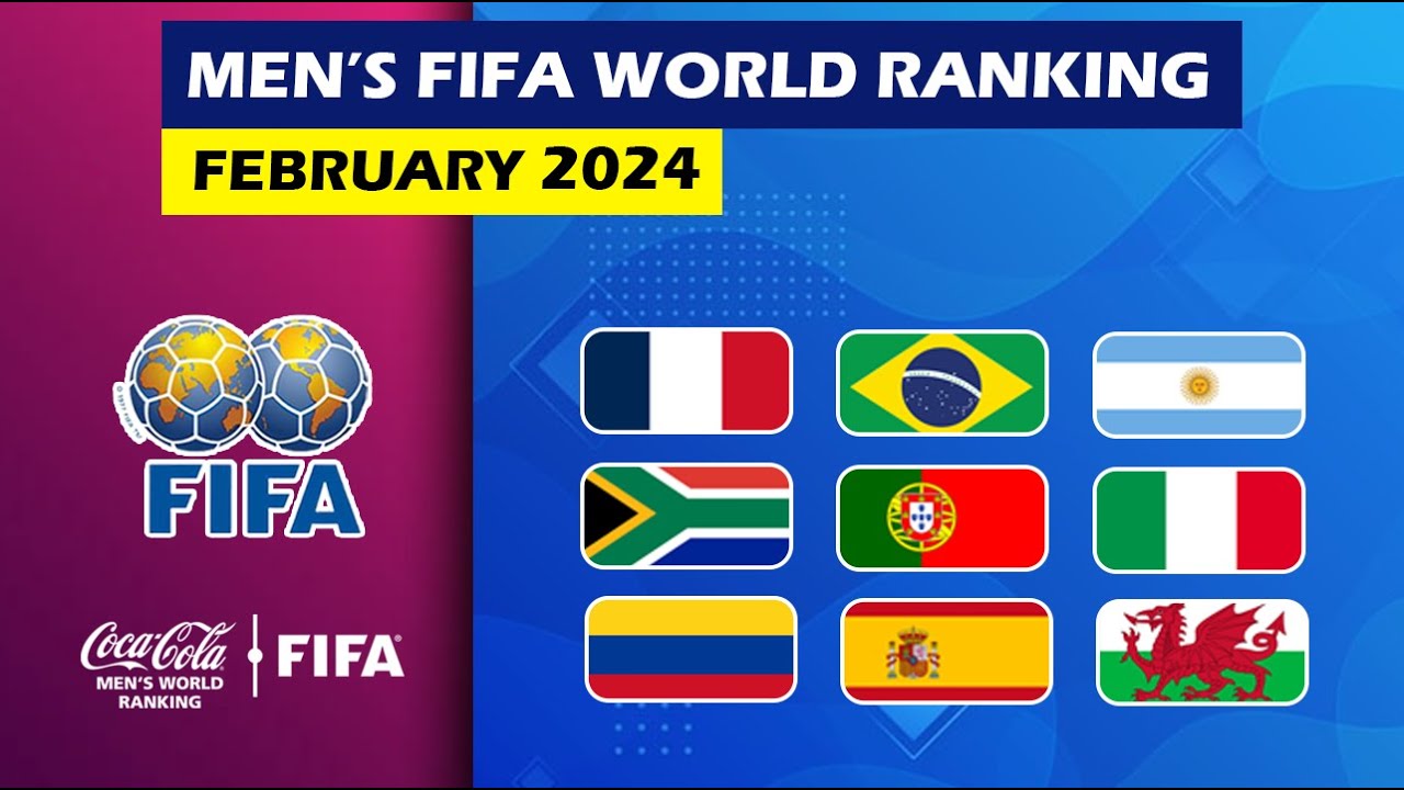 🔴FIFA Men's World Ranking 2024 - FIFA Men's Ranking - FIFA Rankings 2024 - YouTube