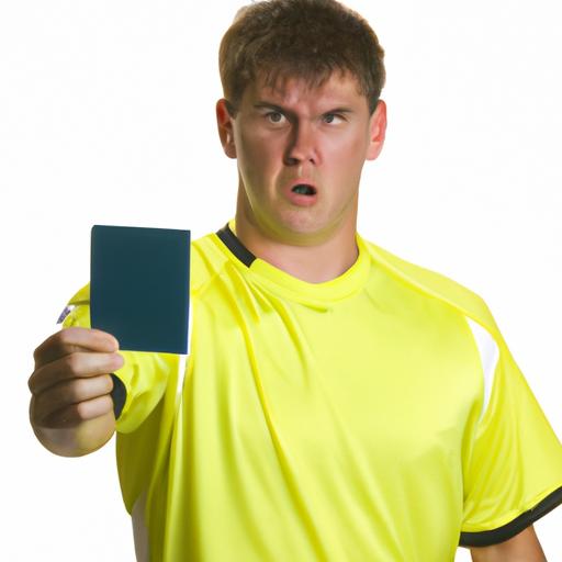 Cầu thủ nhận thẻ vàng và thất vọng