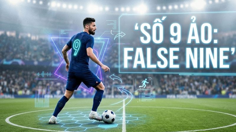 False 9 là gì? Giải thích về vị trí của số 9 ảo trong bóng đá